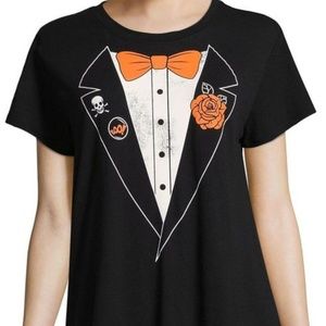 Halloween WOMEN TIE Shirt SIZE XL NEW